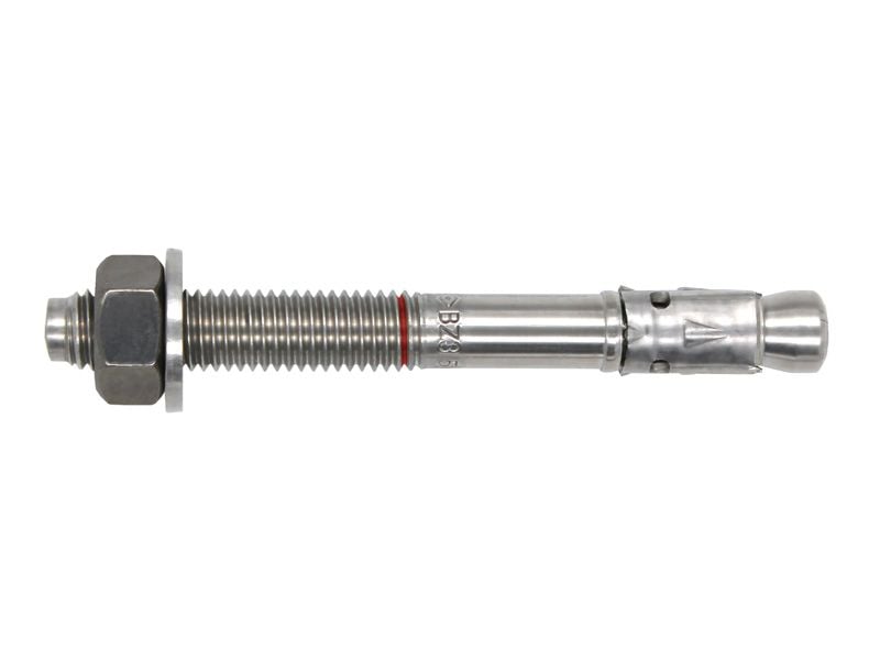 Stainless steel 316 WA-S3 wedge anchors.