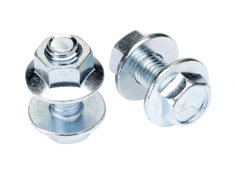 Purlin Flange Bolt Gr4.6 Mild Steel Zinc Hex Bolt Nut Metric 