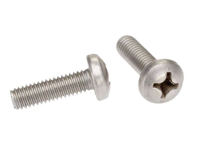 Pan Head Metal Threads Gr304 Stainless Steel Metric