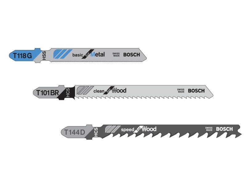 Jigsaw HCS Blades for Wood T-Shank BULK PACK
