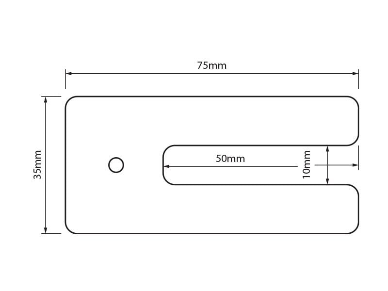 Allfasteners 75mm packers designed for Australian windows