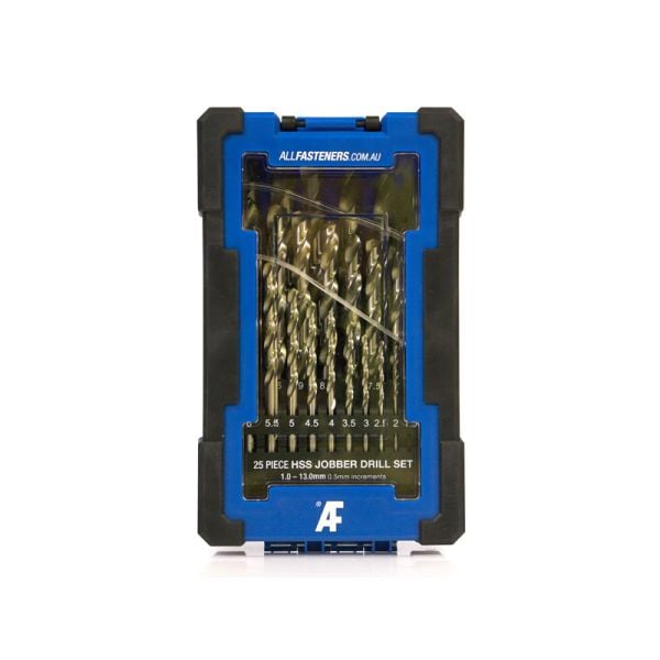 AF 25PC HSS Jobber Drill Set Metric
