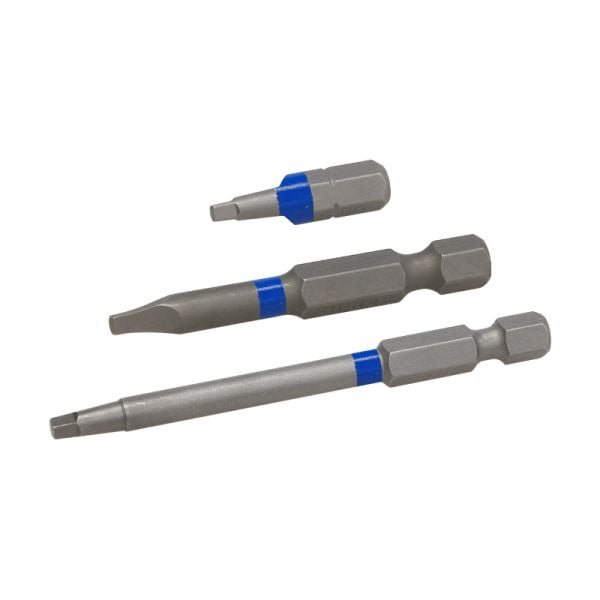 Square Driver Bits SQ1, SQ2, SQ3