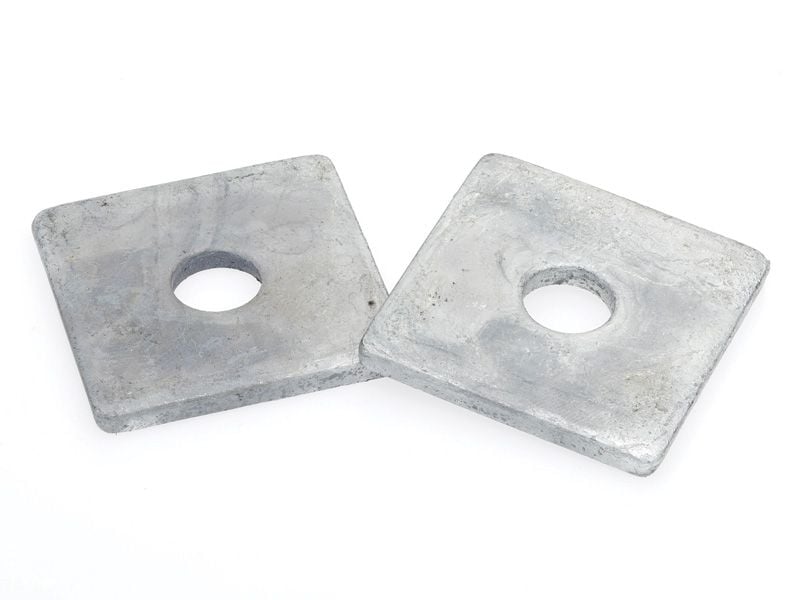 Square Flat Washer HDG Metric Hole