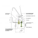 Drawing detail for Precast Barrier M24 Bolt Kit