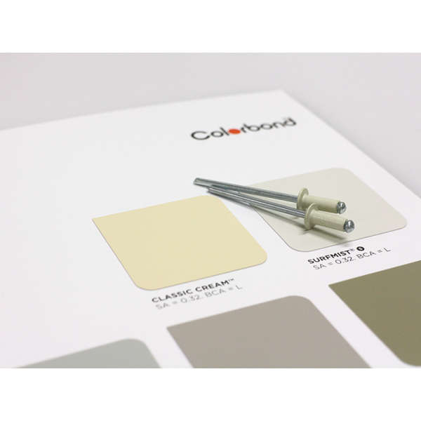 COLORBOND® Aluminium Dome Rivets A-S