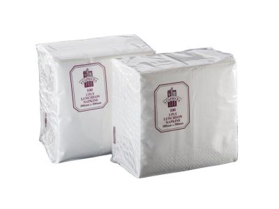 Napkins 2-Ply White 2000PK