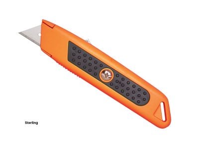 Trimming Knife - Rubber Grip Safety Auto Retracting 