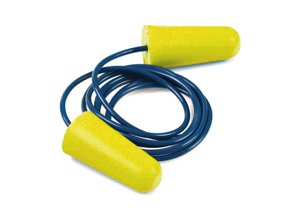 PU Ear Plugs Corded Class 5. 100 Pairs