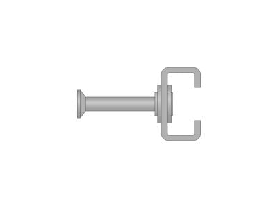  AC-G 28/15 C-Shape Cold-Rolled Cast-In Anchor Channel, HDG
