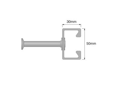 AC-G 50/30 Hot-Rolled Cast-In Anchor Channel, HDG
