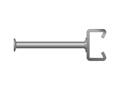 AC-S 54/33 Cold-Rolled Cast-In Anchor Channel, 316 Stainless
