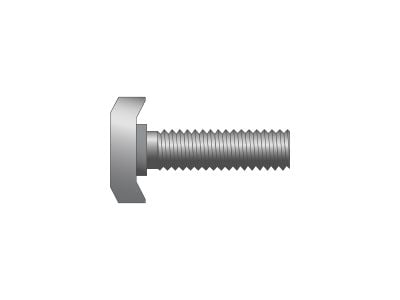 TB1-S 50/30 Hook-Head T-Bolt (316 Stainless Steel)