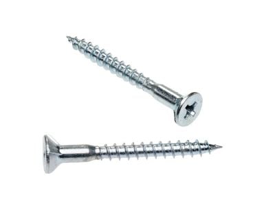 Supachip Screws Recessed Countersunk Zinc
