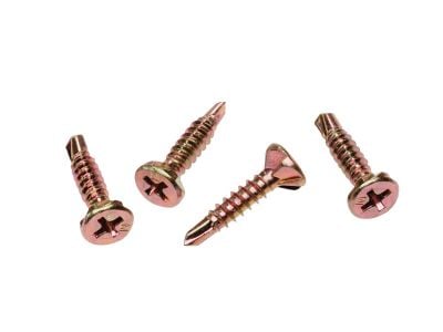 Countersunk Rib Head SD Screws Zinc