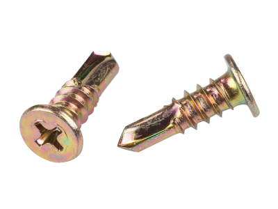 Flat Top Self Drilling Screw Zinc