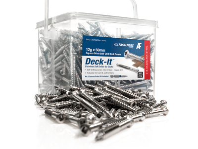 Deck-It Stainless Steel Self Drilling Deck Screws