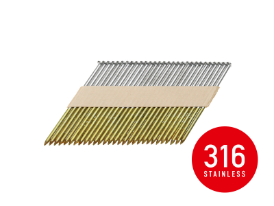 75mm x 3.06mm Angled Framing Nails 316 Stainless