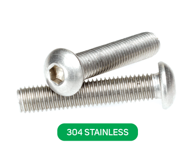 Button Head Socket Screw Gr304 Stainless Steel Metric