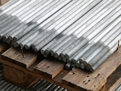 Foundation Rod Double Thread End Gr4.6 HDG