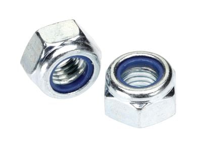 Nyloc Nut Zinc Metric Class 5 DIN985