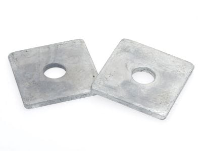 Square Flat Washer HDG Metric Hole