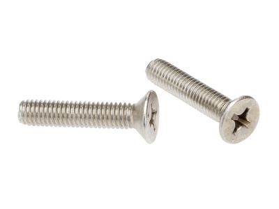 Flat Head Metal Threads 304 Stainless Steel Metric