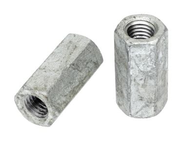 Hex Coupler Nut Metric CL8 HDG / DIN 6334 