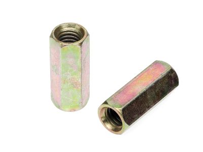 Hex Coupler Nut Metric Zinc DIN 6334