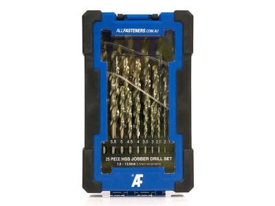 AF 25PC HSS Jobber Drill Set Metric