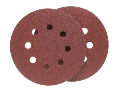 Sanding Disc 125mm 8 Hole Velstick Aluminium Oxide