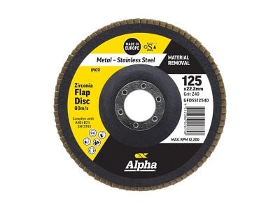 125mm (5") Flap Disc Type A Zirconia