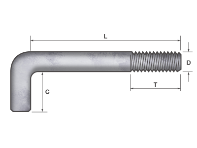 Bent Anchor L-Bolts