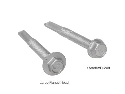 SD500® Large Flange Self Drilling Screws 316 Bimetal Stainless
