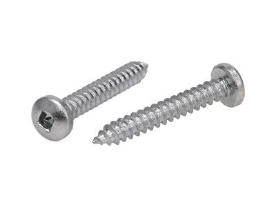Pan Head Self Tapping Screws Int Square Drv Zinc Plated