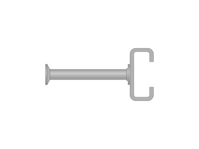 AC-G 38/17 C-Shape Cold-Rolled Cast-In Anchor Channel, HDG