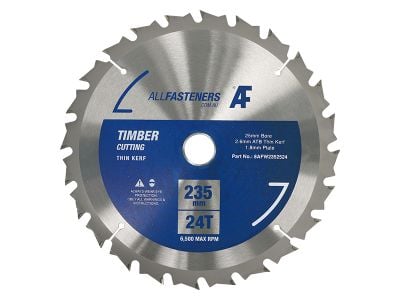 235mm 24T Timber Formwork Circular Saw Blade