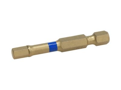Hex 5mm x 50mm Ti-N Impact Driver Bits 10PK