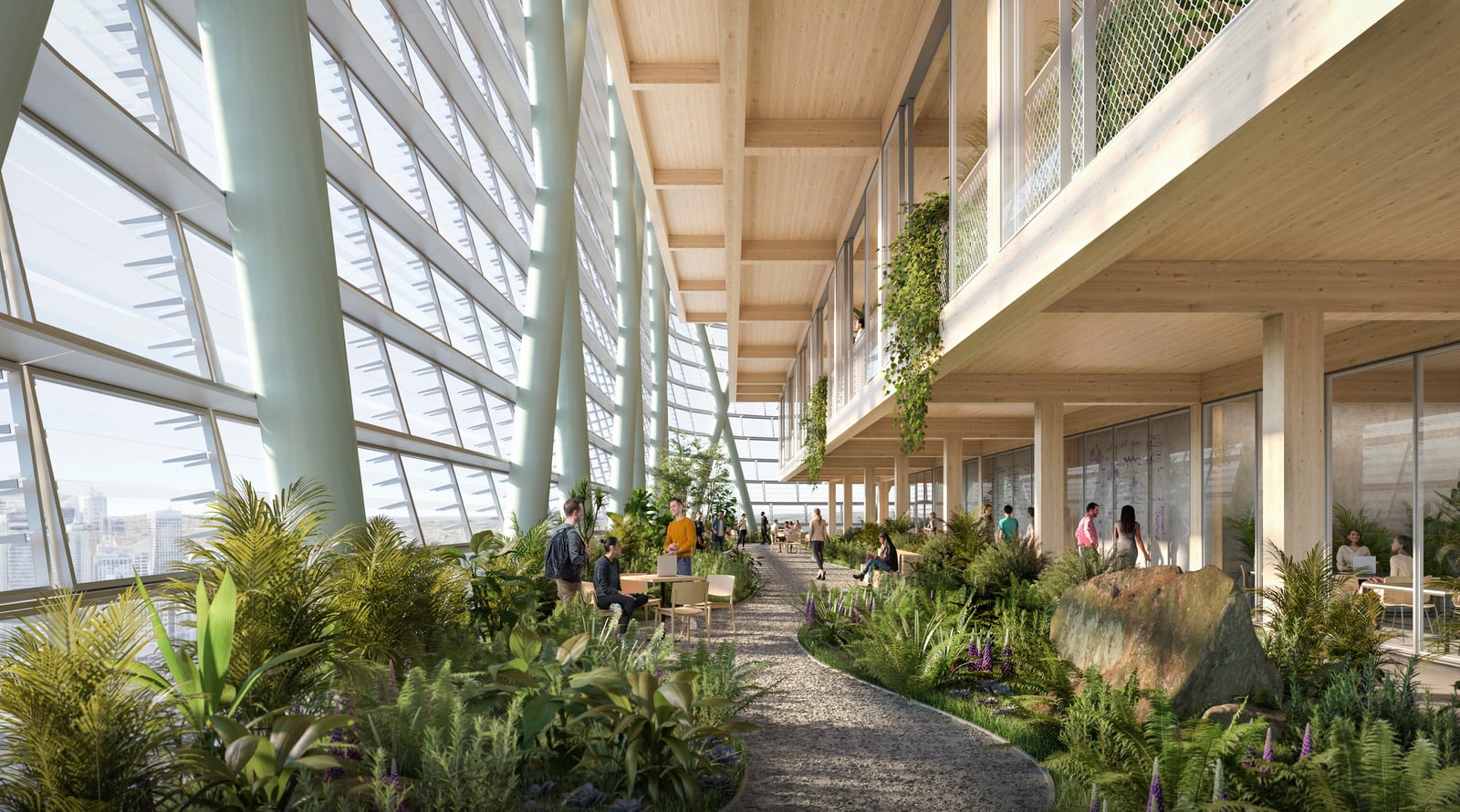 Integrated garden spaces
