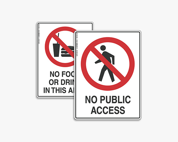 Prohibition Signage