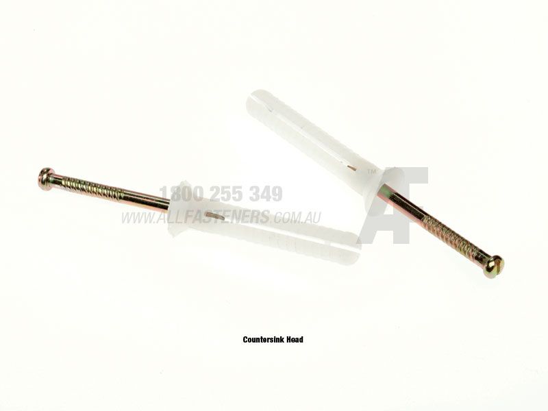 Nylon Nail-In Anchor Countersunk