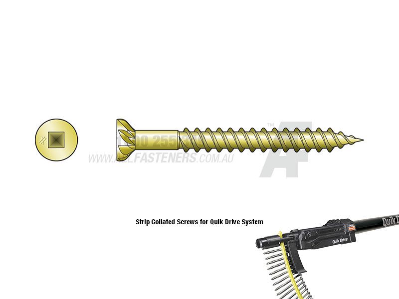 Quik Drive Screws Sub Flooring Timber to Timber WSNTL