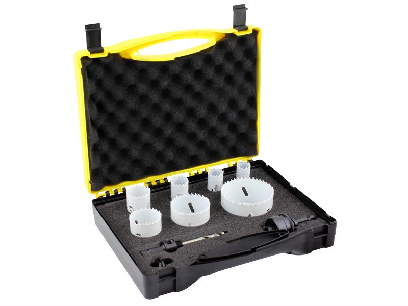 ProEdge Electricians Bi-Metal Hole Saw Kit 9 Pc