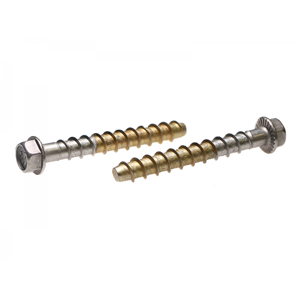 SAH-S Stainless Concrete Screw-Anchors Hex Flange 316 (A4)
