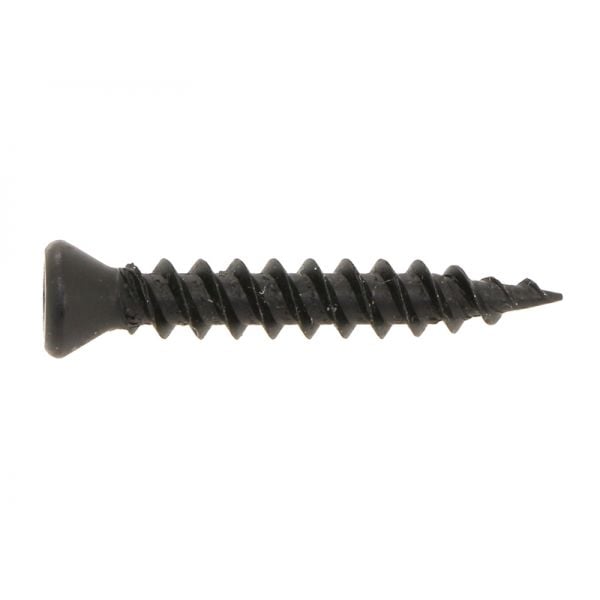Needle Point Trimhead Screws Fine Thread Unplated (Black)