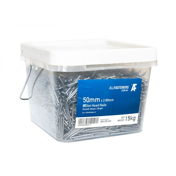 50 x 2.80mm Bullet Hd Nails Bright 15kg