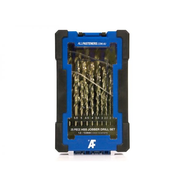 AF 25PC HSS Jobber Drill Set Metric