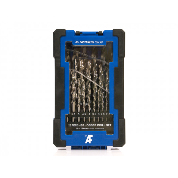 AF 25PC HSS Jobber Drill Set Metric