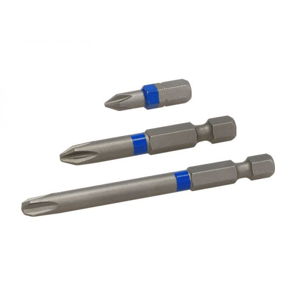Phillips Driver Bits PH1, PH2, PH3 10PK
