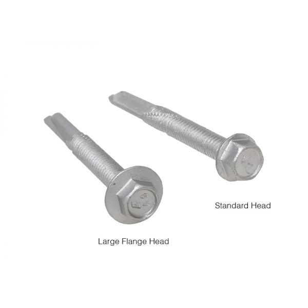 SD500® Large Flange Self Drilling Screws 316 Bimetal Stainless